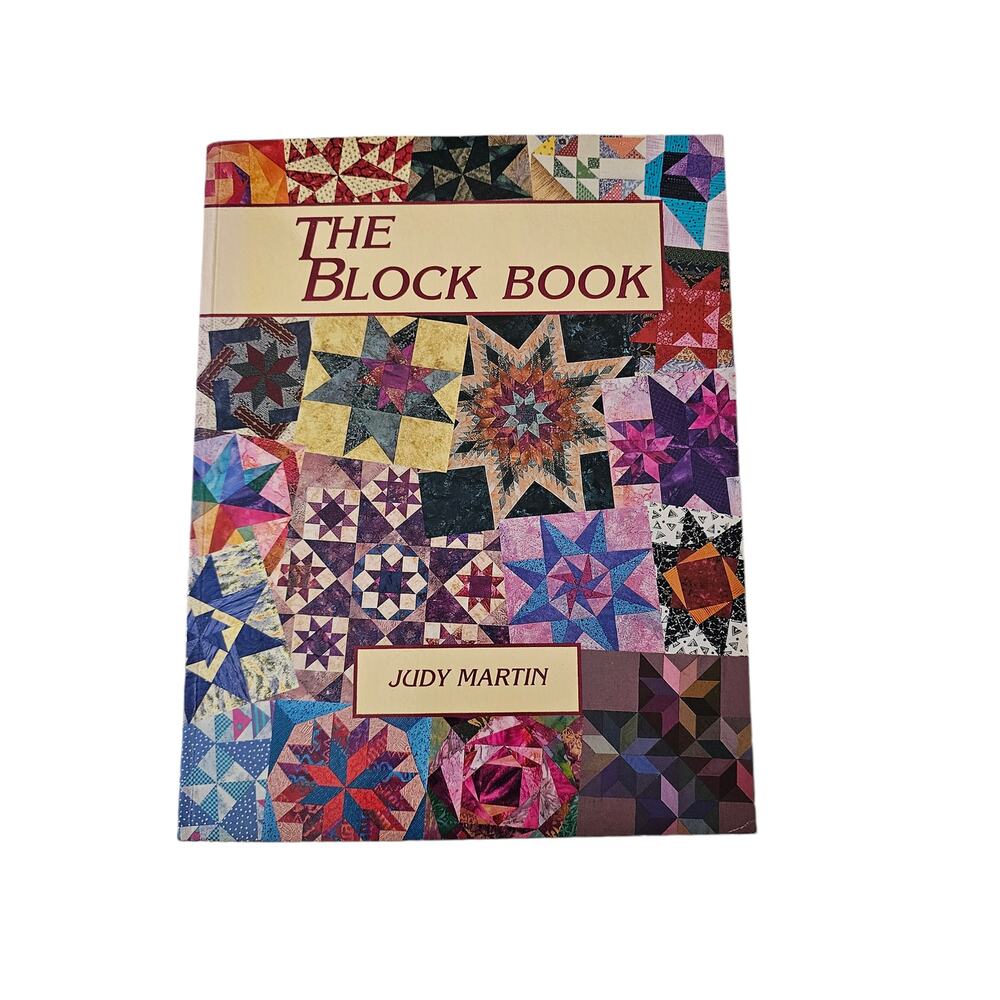 The Block Book Quilting Patterns Paperback Vtg 1998 Judy Martin